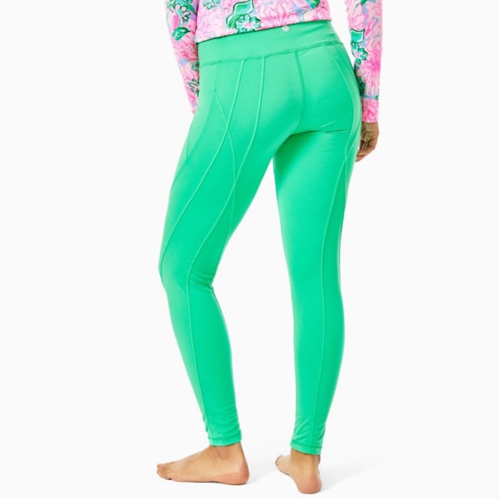 Lilly Pulitzer Weekender High Rise Legging, Agave Green, Size XS